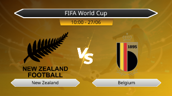 FIFA World Cup - New Zealand vs Belgium