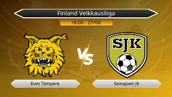 Finland Veikkausliiga - Ilves Tampere vs Seinajoen JK